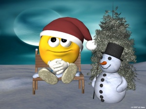 Christmas Wallpaper on 3d Wallpapers Christmas Smiley