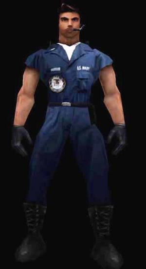 Navy Uniform Skin for the Male Soldier model