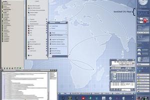 My Pixxy Desktop w- WorkShelf CPU Meter by VectorNut