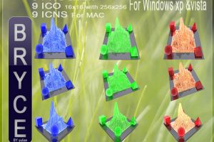 Bryce ico,icns & png by yulian