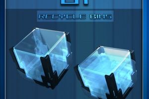 Blue Code 01 - Recycle Bins by aroche