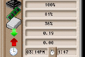 Siderado Small Text Only A for SysMeter 2 by VectorNut