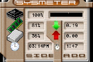 Siderado Small Text Only C for SysMeter 2 by VectorNut