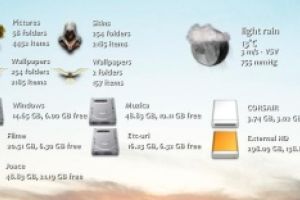 Drives, Folders , weather by maminscris