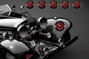 Retro Meters Red by canuckken