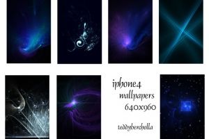 The blue series for iphone4 by teddybearcholla