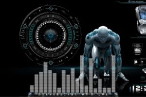 Robo-Tech Desktop for Rainmeter by Ionstorm_01