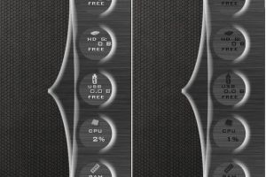 Blade Sidebar v1.1 for Rainmeter by Ionstorm_01