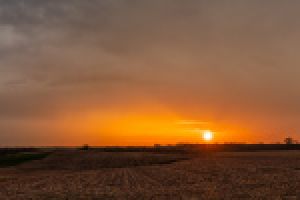 Thumbnail of featured artwork by members: Sunset Iowa